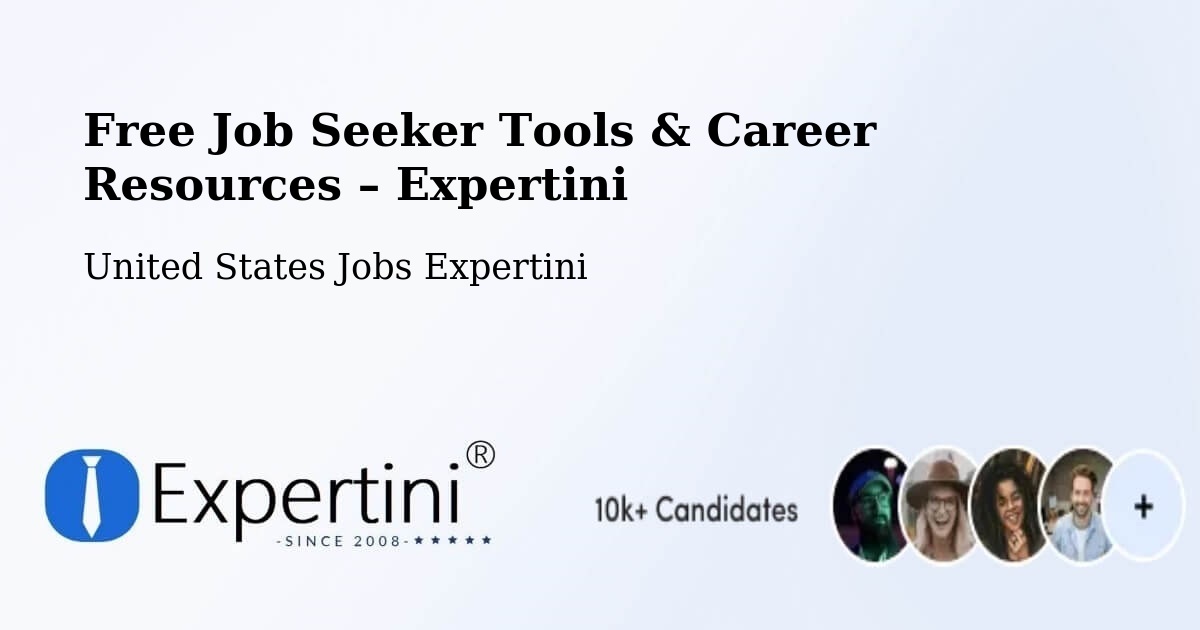 Free Job Seeker Tools & Career Resources – Markham - Markham, United States Jobs Expertini