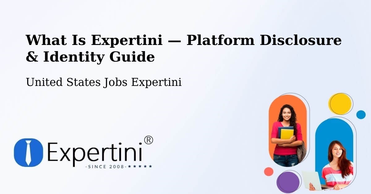 What Is Expertini — Platform Disclosure & Identity Guide – Markham